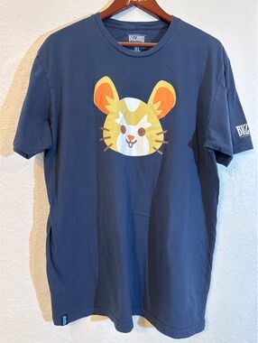 Blizzard Entertainment Overwatch Wrecking Ball Hammond T-Shirt Blue Men’s XL